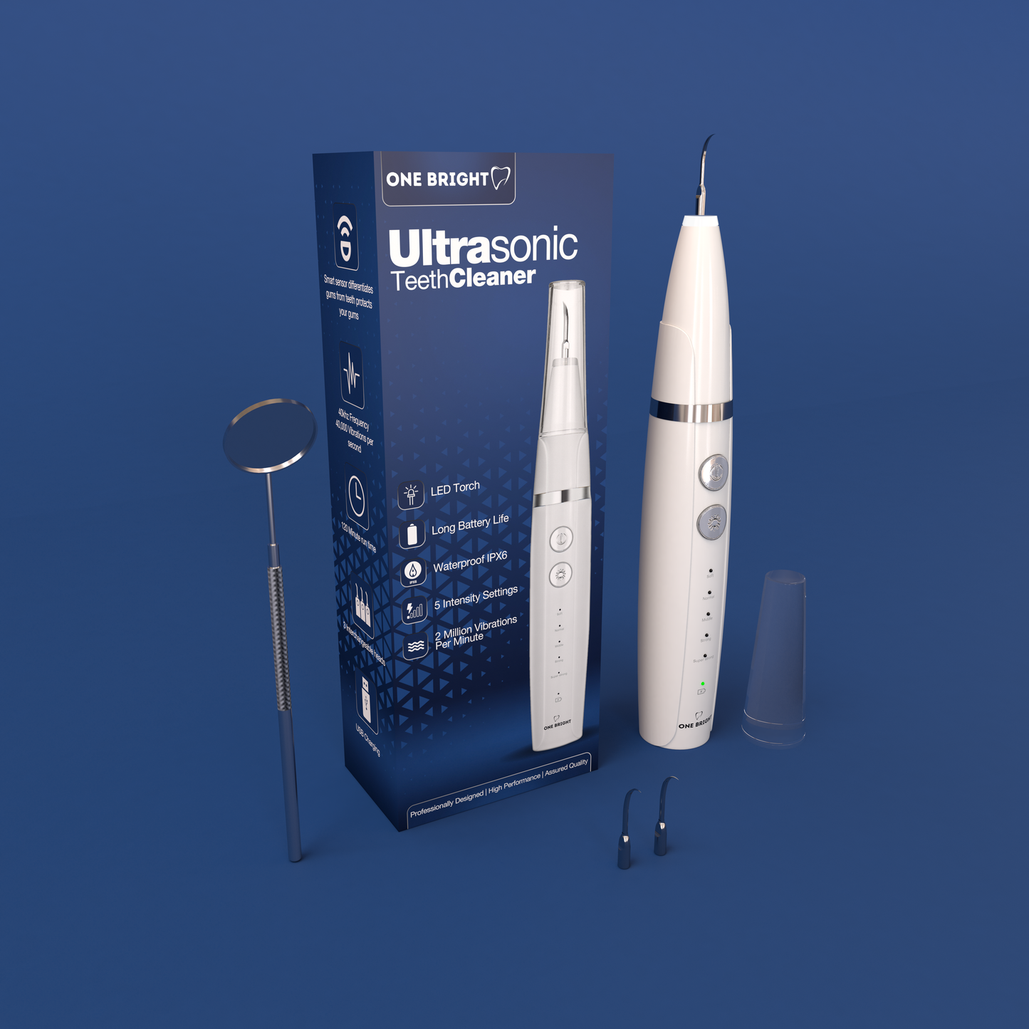 Ultrasonic Tooth Cleaner - Dental Plaque Remover-onebright.shop